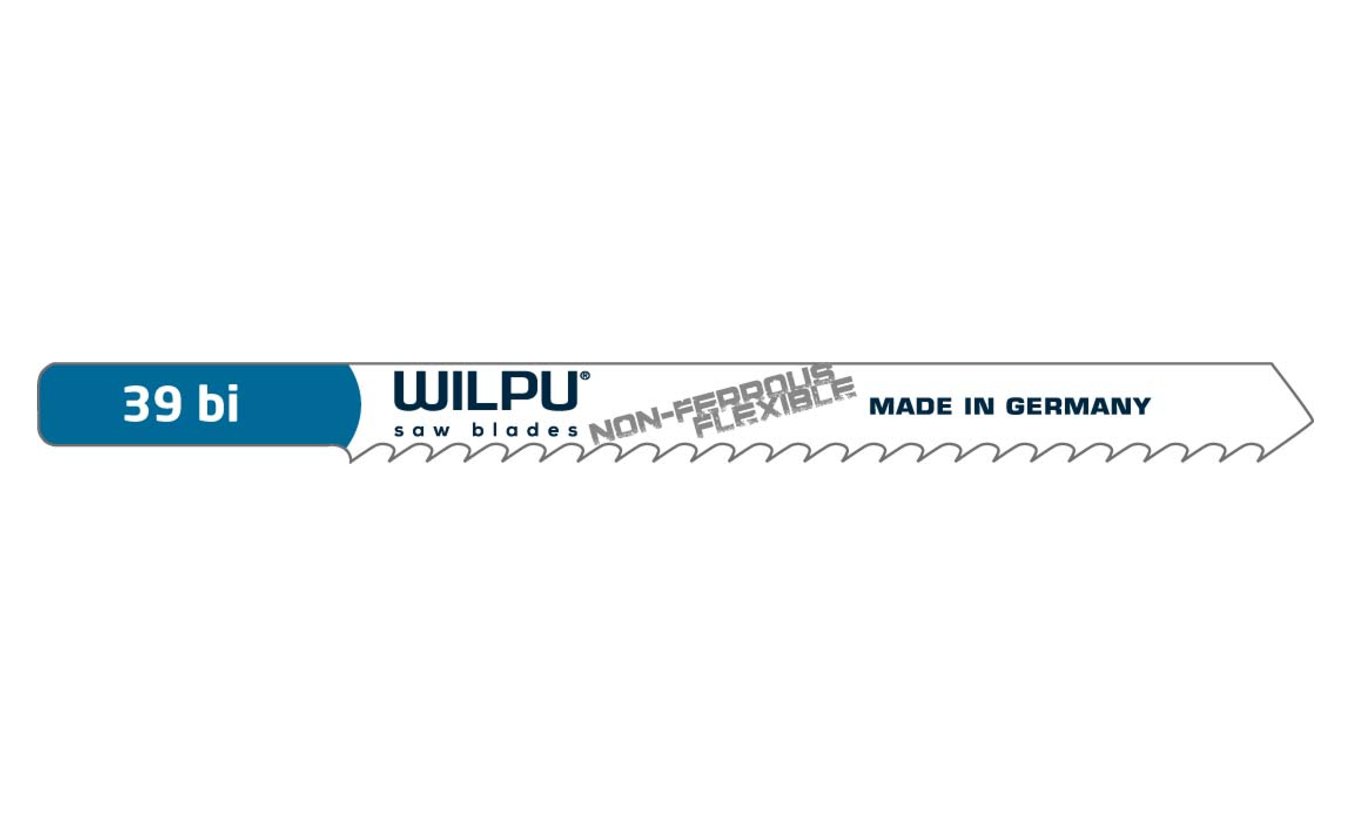 Decoupeerzagen Wilpu 39 bi voor aluminium en kunststof - 5 stuks