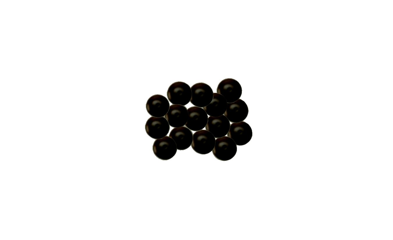Afdekkapjes met steel (12 mm doorsnee) zwart 100 stuks
